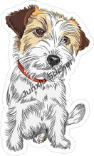 Jack Russel Vinyl Decal Dog Stickers
