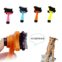 Self-Cleaning Dog & Cat Grooming Brush with Massage Comb