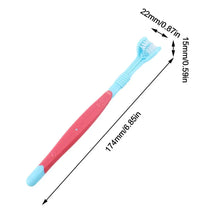 Three Sided Pet Toothbrush For Pets