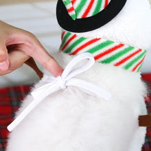 Christmas Snowman Dog Hoodie Costume