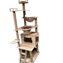 Multi-Level Cat Tree with Scratching Post and Toys