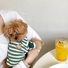 Striped Summer Vest Hoodie for Pets