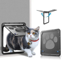 Lockable Magnetic Screen Pet Door