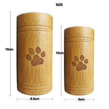 Handmade Bamboo Pet Urns