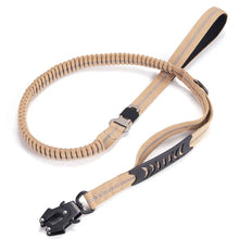 Heavy Duty Tactical Bungee Dog Leash with Seatbelt