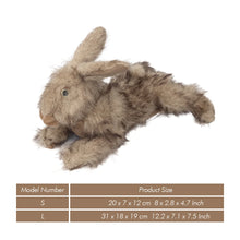 Rabbit Dog Toy with Squeaker