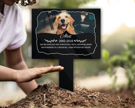 Pet Custom Acrylic Grave Marker