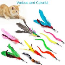 12Pcs Cat Teaser Wand Toy