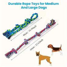 Heavy-Duty Rope Dog Toys for Large Breeds – Dental Chew & Tug of War