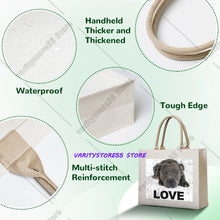 Staffy Print Large Capacity Tote Bag
