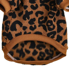 Leopard Print Winter Sweater for Dogs