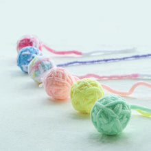 Colorful Yarn Balls with Bell Sounds