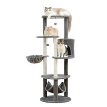 Cat Tree Tower with Scratching Post and Condo