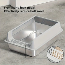 Large Stainless Steel Cat Litter Box
