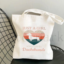 Dachshund Cloth Tote Bag