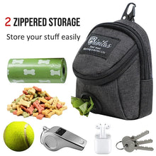 Portable Dog Treat Bag with Poop Bag Dispenser