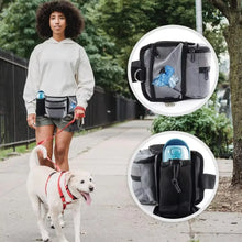Dog Training Waist Bag with Treat and Water Bowl Pocket