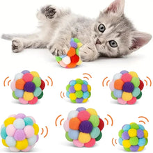Durable Cat Toys Balls with Bells