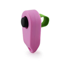 pink color pet training clicker