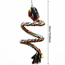 8pc Parrot Toy Set with Swings Bells
