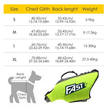 Adjustable Reflective Dog Life Jacket for Swimming and Surfing