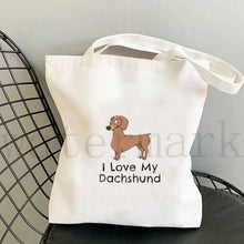 Dachshund Cloth Tote Bag