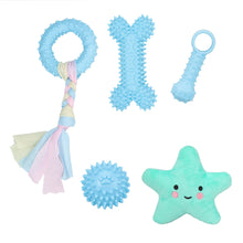 5-Piece Set Teething Plush Pet Toys