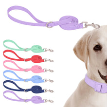 PVC Waterproof Dog Collar and Leash