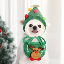 Christmas Pet Costume Set with Hat & Bib