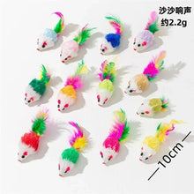 3-200 Pcs Rattle Cat Mouse Toys with Catnip