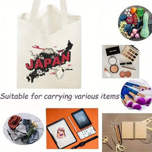 Dachshund Print Canvas Tote Daily Bag