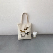 Dachshund Print Casual Shoulder Bag