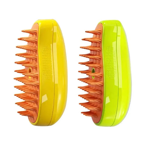 3-in-1 Electric Steam Brush & Massager for Pet Grooming