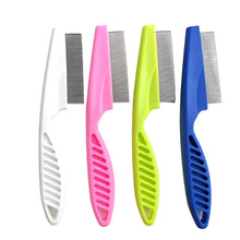 Stainless Steel Pet Hair Shedding & Flea Comb for Cats & Dogs