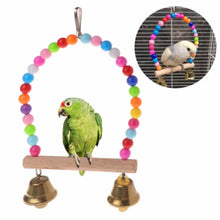 8pc Parrot Toy Set with Swings Bells