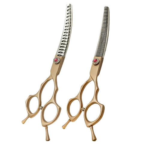 7-Inch Curved Dog Grooming Shears