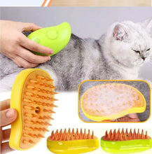 3-in-1 Electric Steam Brush & Massager for Pet Grooming