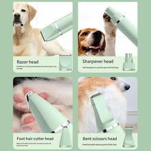 4-in-1 Cordless Dog Clippers – Low Noise Pet Grooming Trimmer