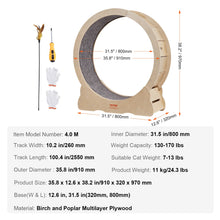 VEVOR Cat Exercise Wheel