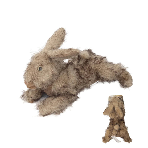 Rabbit Dog Toy with Squeaker