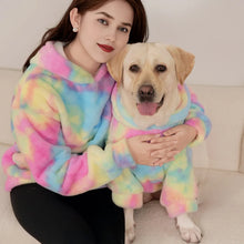 Rainbow Hoodie Master and Pet Matching Set