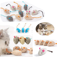 3-200 Pcs Rattle Cat Mouse Toys with Catnip