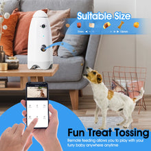 Smart 1080p Dog Camera 180° View with Treat Dispenser