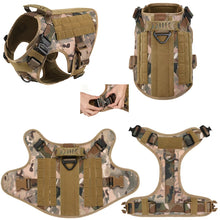 K9 Tactical Military Dog Vest & Leash Set for All Breeds