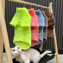 Warm Sphynx Cat Turtleneck Coat