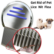 Stainless Steel Pet Flea Comb for Cats and Dogs