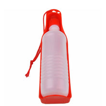 Pet Water Bottle with Feeder and Bowl