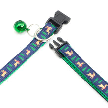 Christmas Themed Pet Collar with Bell Adjustable Buckle