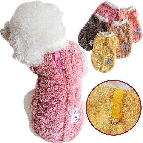 Soft Fleece Winter Sweater for Small Dogs & Puppies