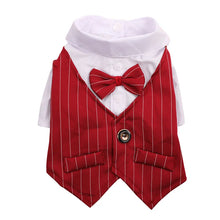 Bow Tie Shirt Dog Formal Wear Outfits
